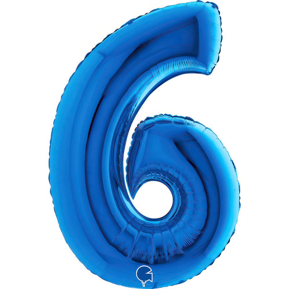 Large 40 inch helium balloon Grabo™ Brand - Blue
