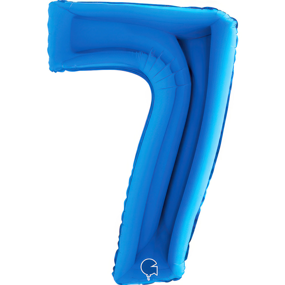 Large 40 inch helium balloon Grabo™ Brand - Blue