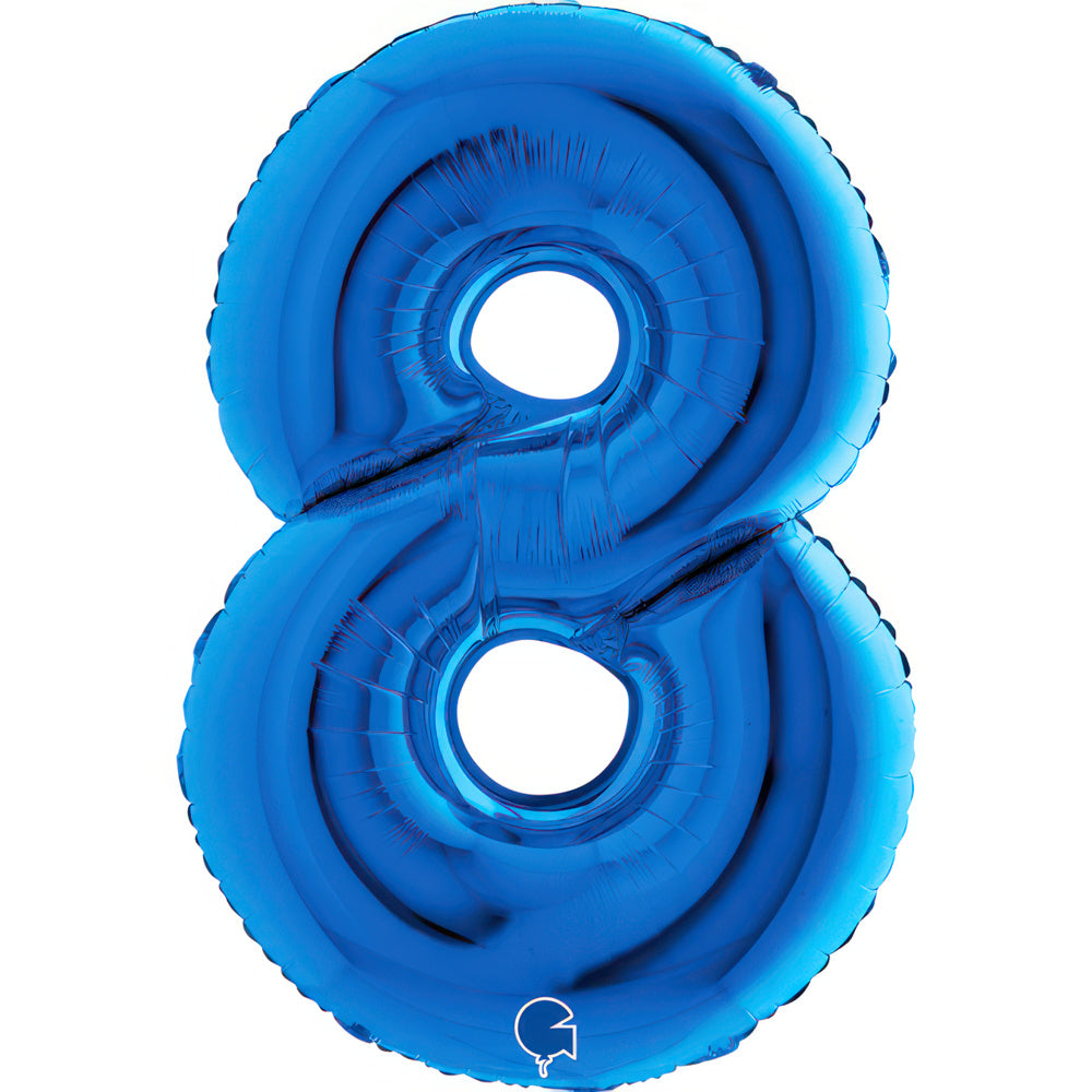Large 40 inch helium balloon Grabo™ Brand - Blue