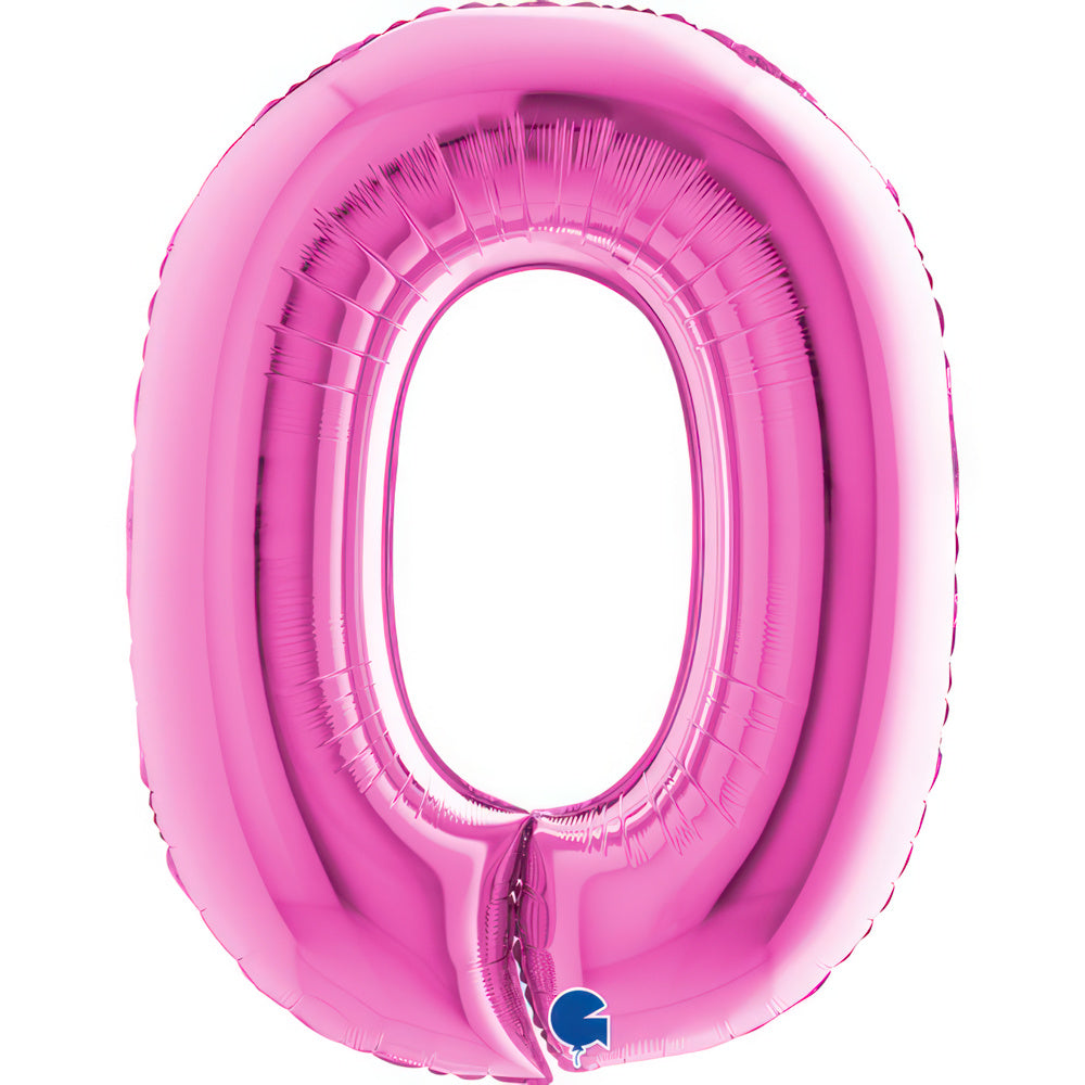 Large 40 inch helium balloon Grabo™ Brand - Fuxia