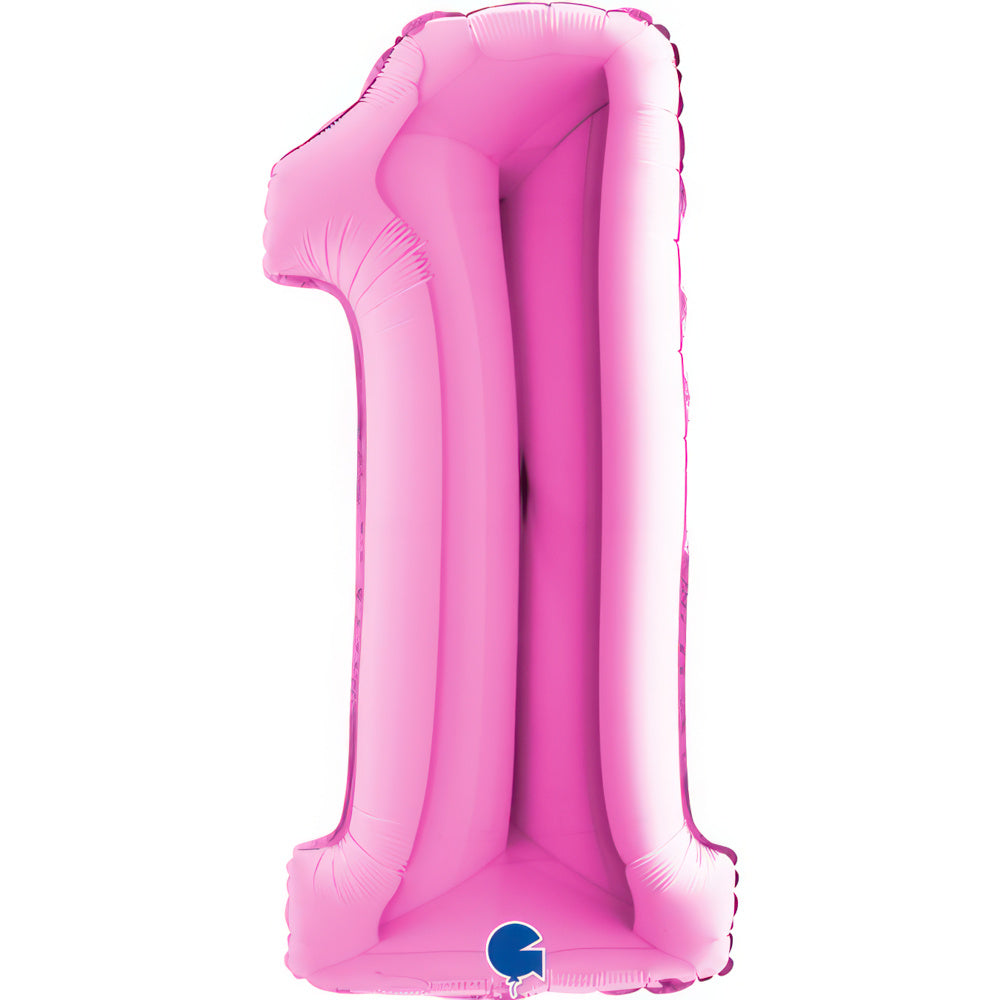 Large 40 inch helium balloon Grabo™ Brand - Fuxia