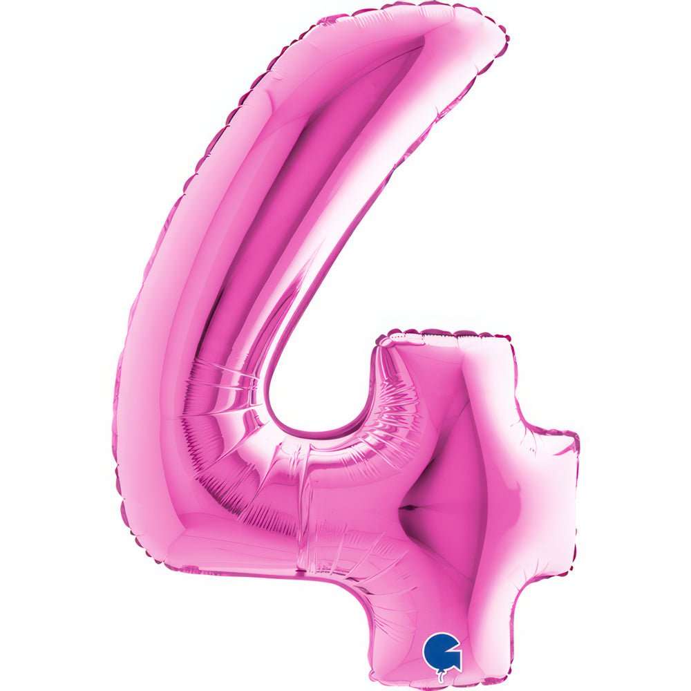 Large 40 inch helium balloon Grabo™ Brand - Fuxia