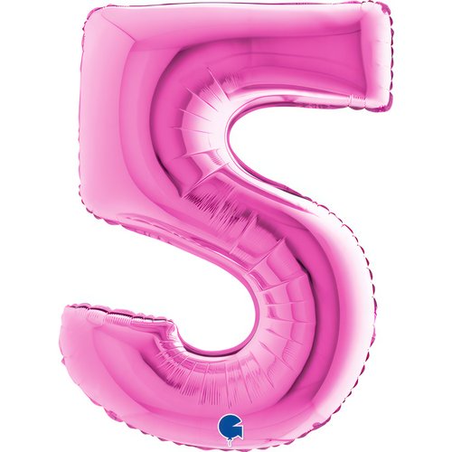 Large 40 inch helium balloon Grabo™ Brand - Fuxia