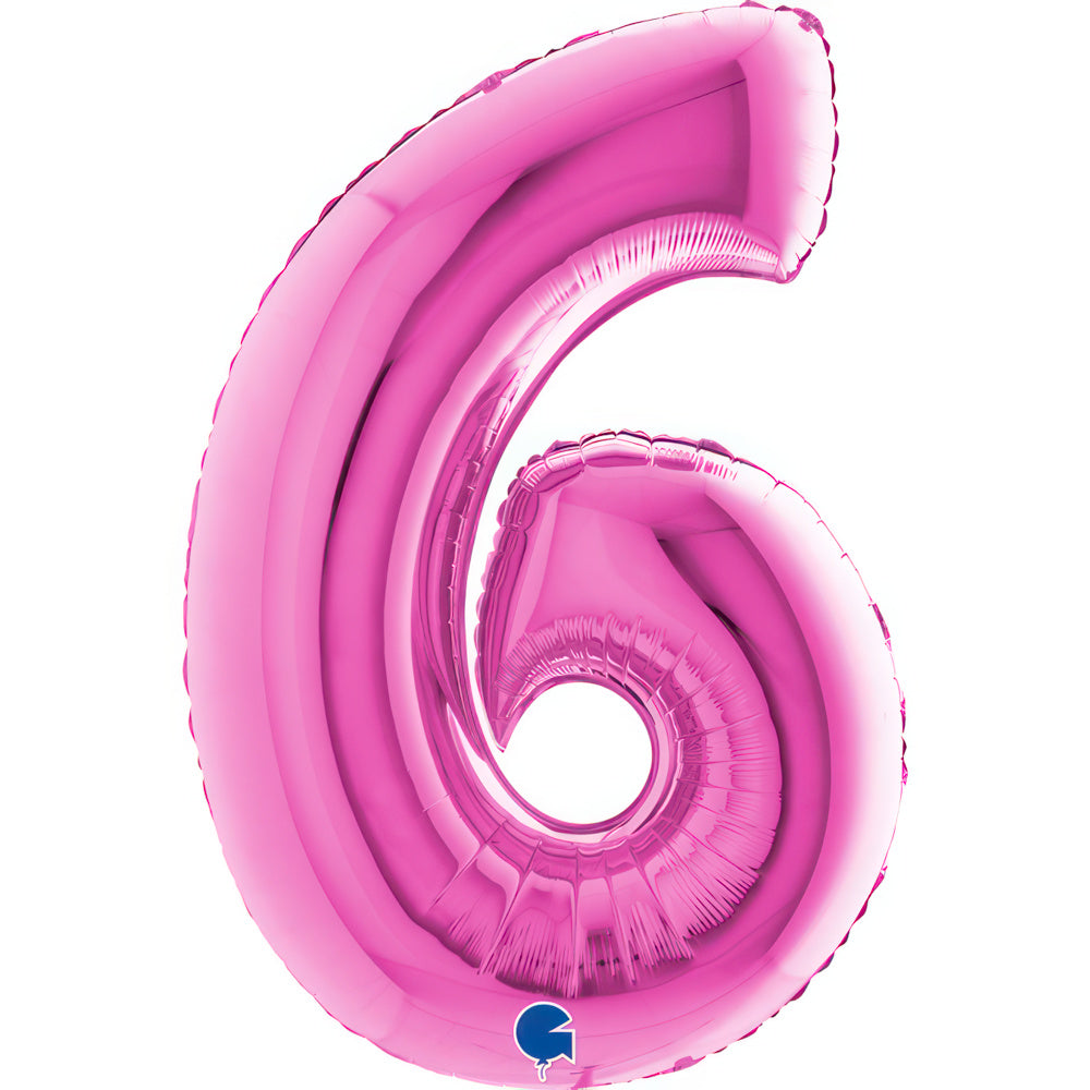 Large 40 inch helium balloon Grabo™ Brand - Fuxia