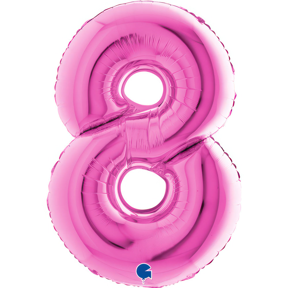 Large 40 inch helium balloon Grabo™ Brand - Fuxia