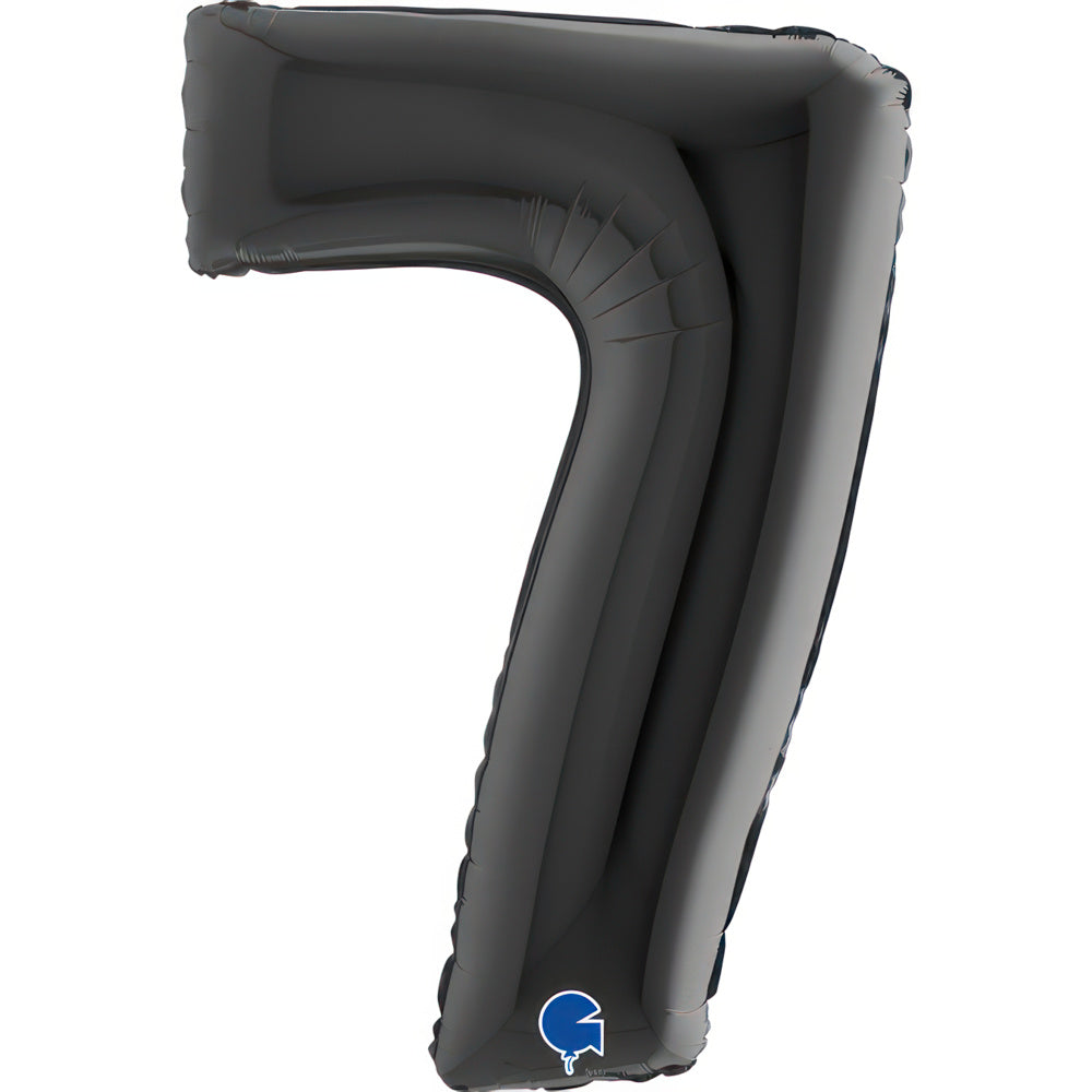 Large 40 inch helium balloon Grabo™ Brand - Black