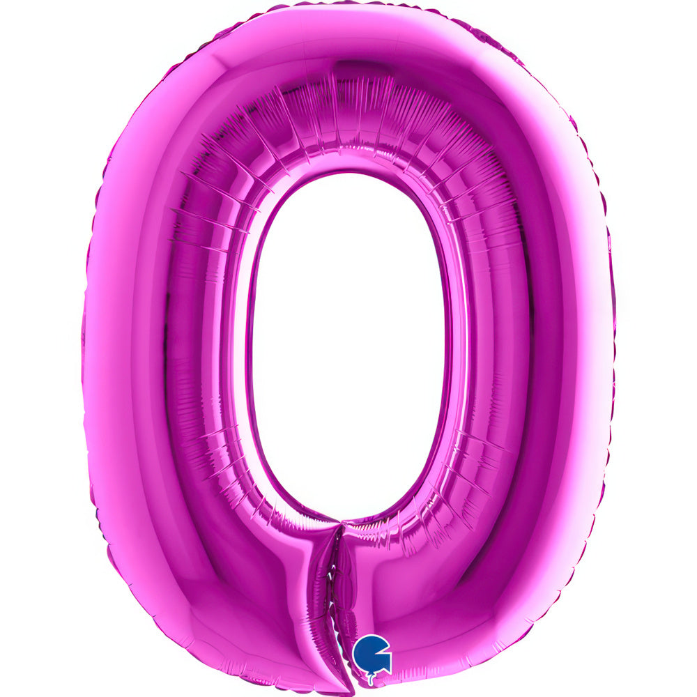 Large 40 inch helium balloon Grabo™ Brand - Purple