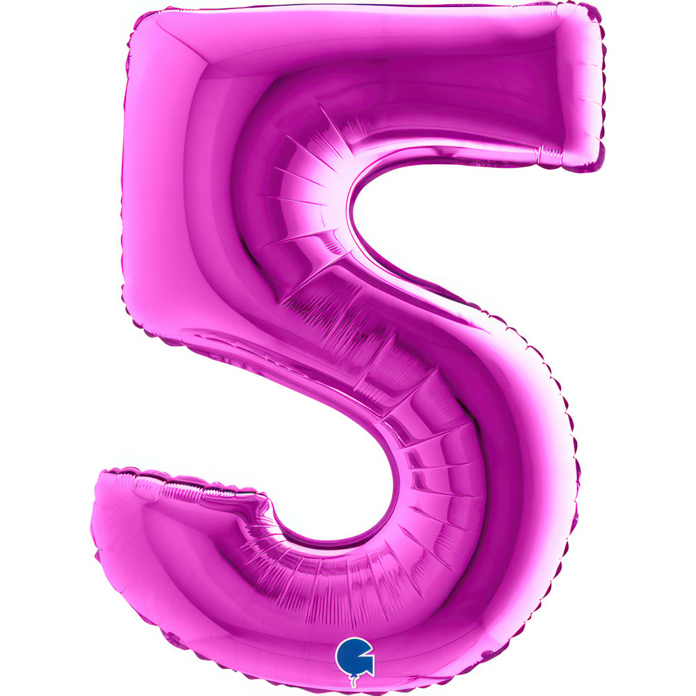 Large 40 inch helium balloon Grabo™ Brand - Purple