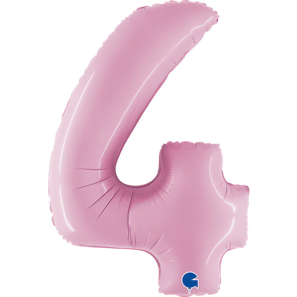 Large 40 inch helium balloon Grabo™ Brand - Pastel Pink