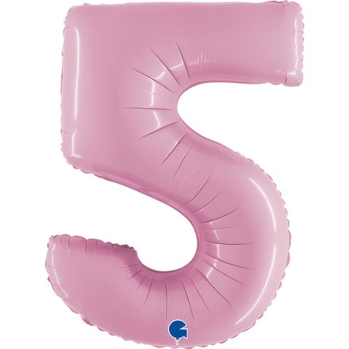 Large 40 inch helium balloon Grabo™ Brand - Pastel Pink