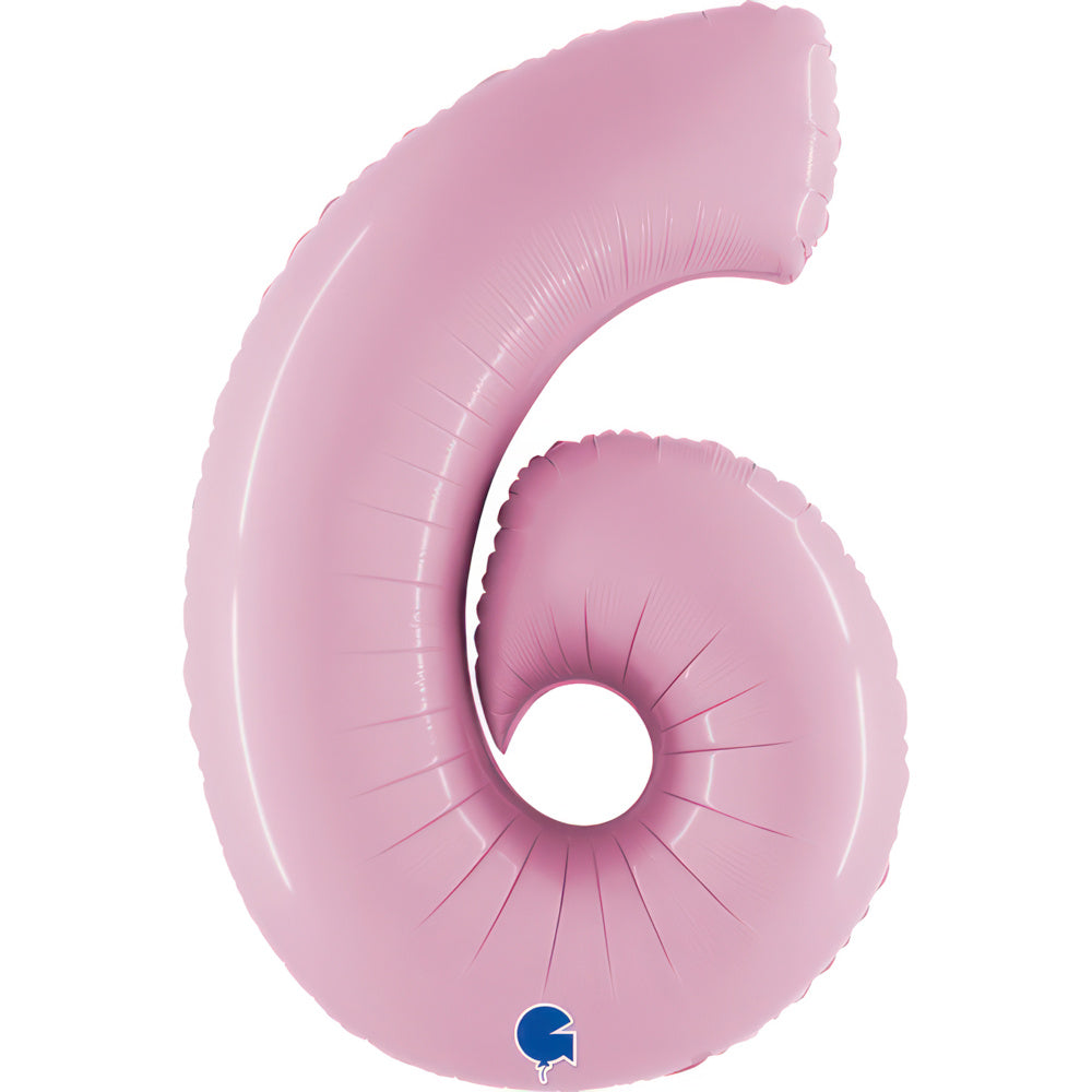 Large 40 inch helium balloon Grabo™ Brand - Pastel Pink