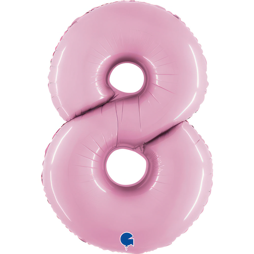 Large 40 inch helium balloon Grabo™ Brand - Pastel Pink