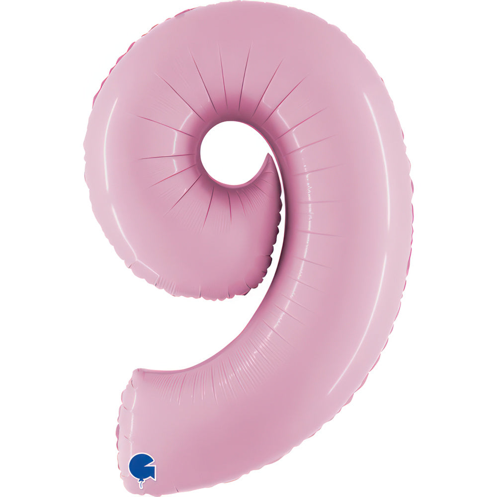 Large 40 inch helium balloon Grabo™ Brand - Pastel Pink