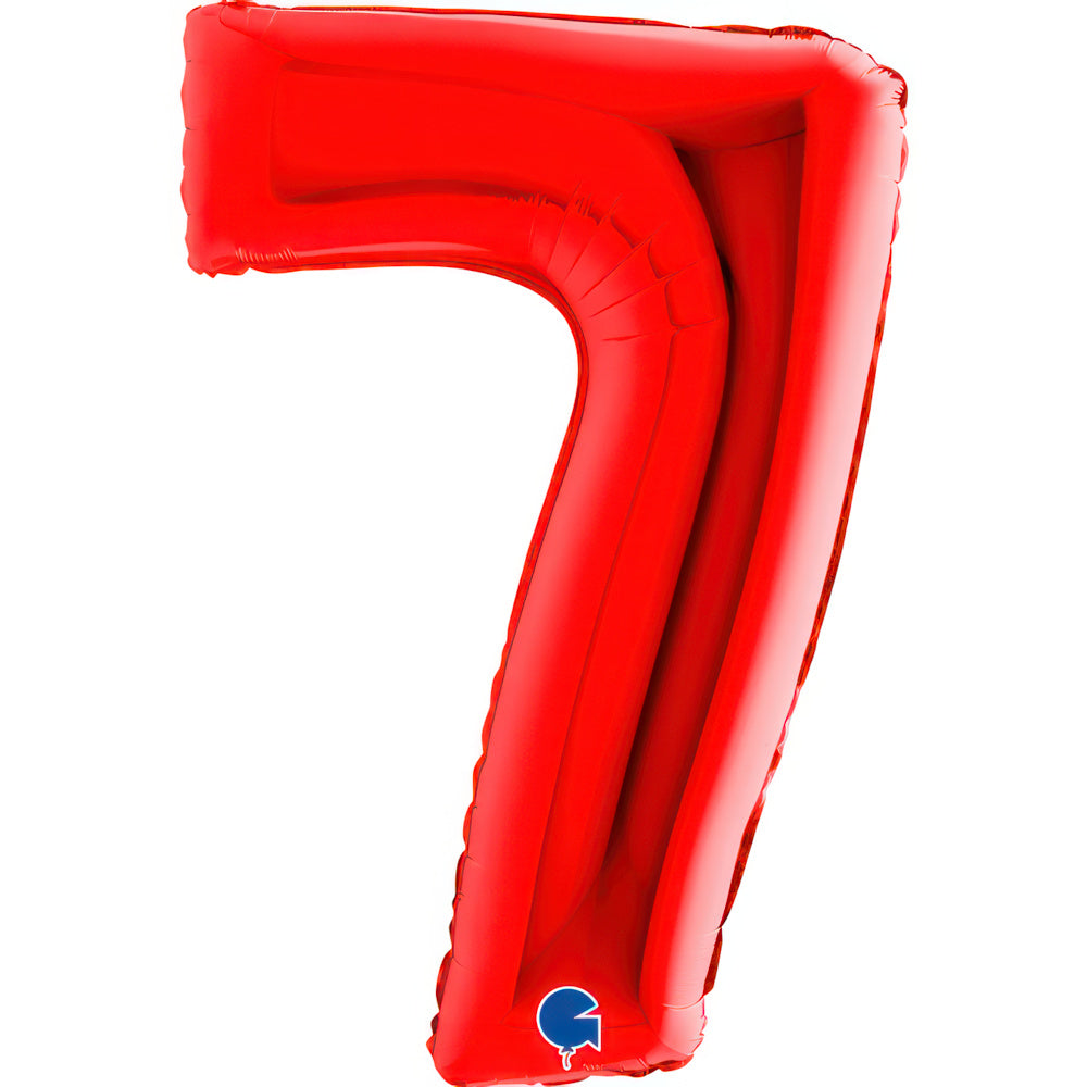 Large 40 inch helium balloon Grabo™ Brand - Red