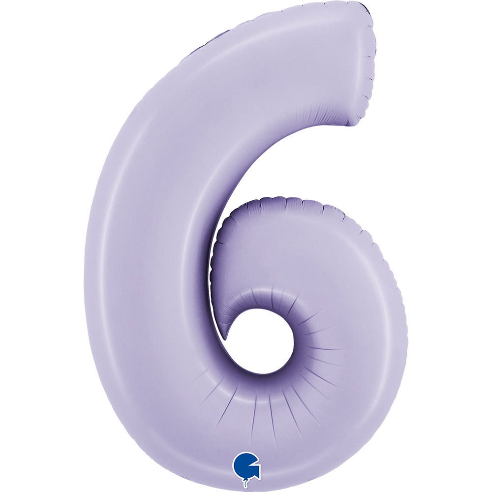 Personalised Large 40 inch helium balloon Grabo™ Brand - Satin Lilac