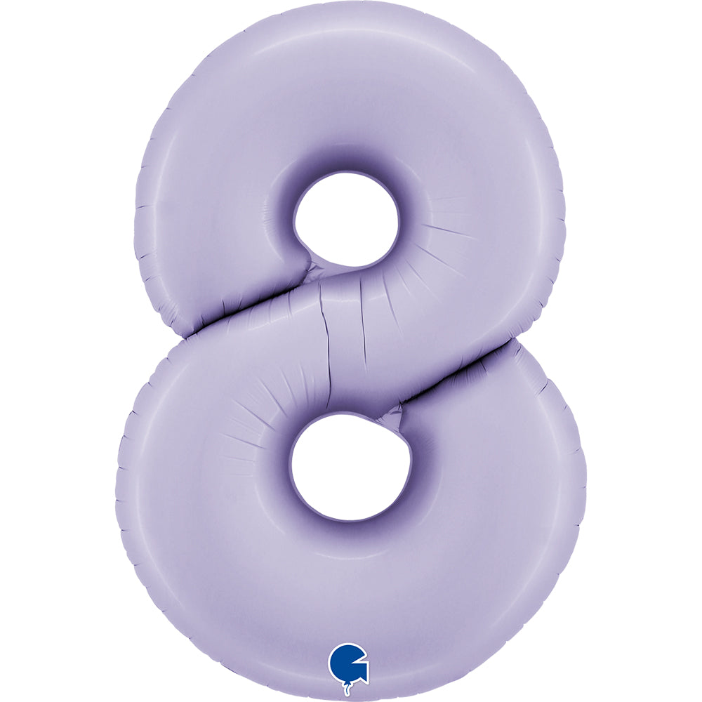 Personalised Large 40 inch helium balloon Grabo™ Brand - Satin Lilac