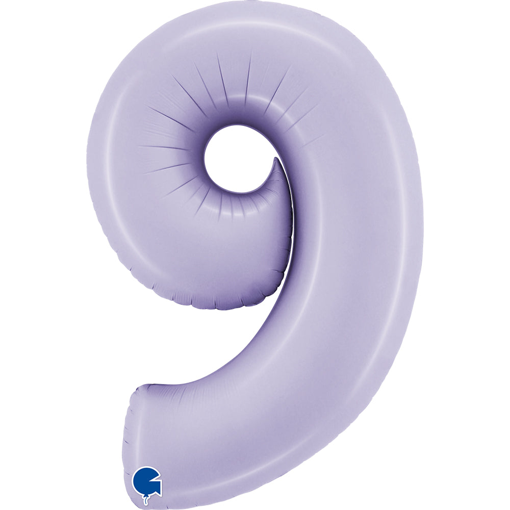Personalised Large 40 inch helium balloon Grabo™ Brand - Satin Lilac