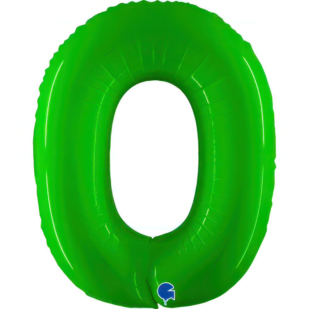 Large 40 inch helium balloon Grabo™ Brand -Hot Lime Fluorescent