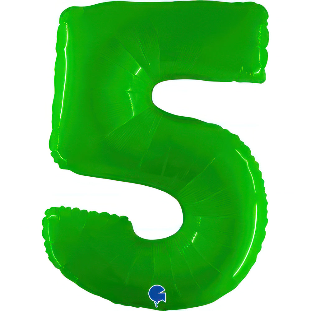 Large 40 inch helium balloon Grabo™ Brand -Hot Lime Fluorescent