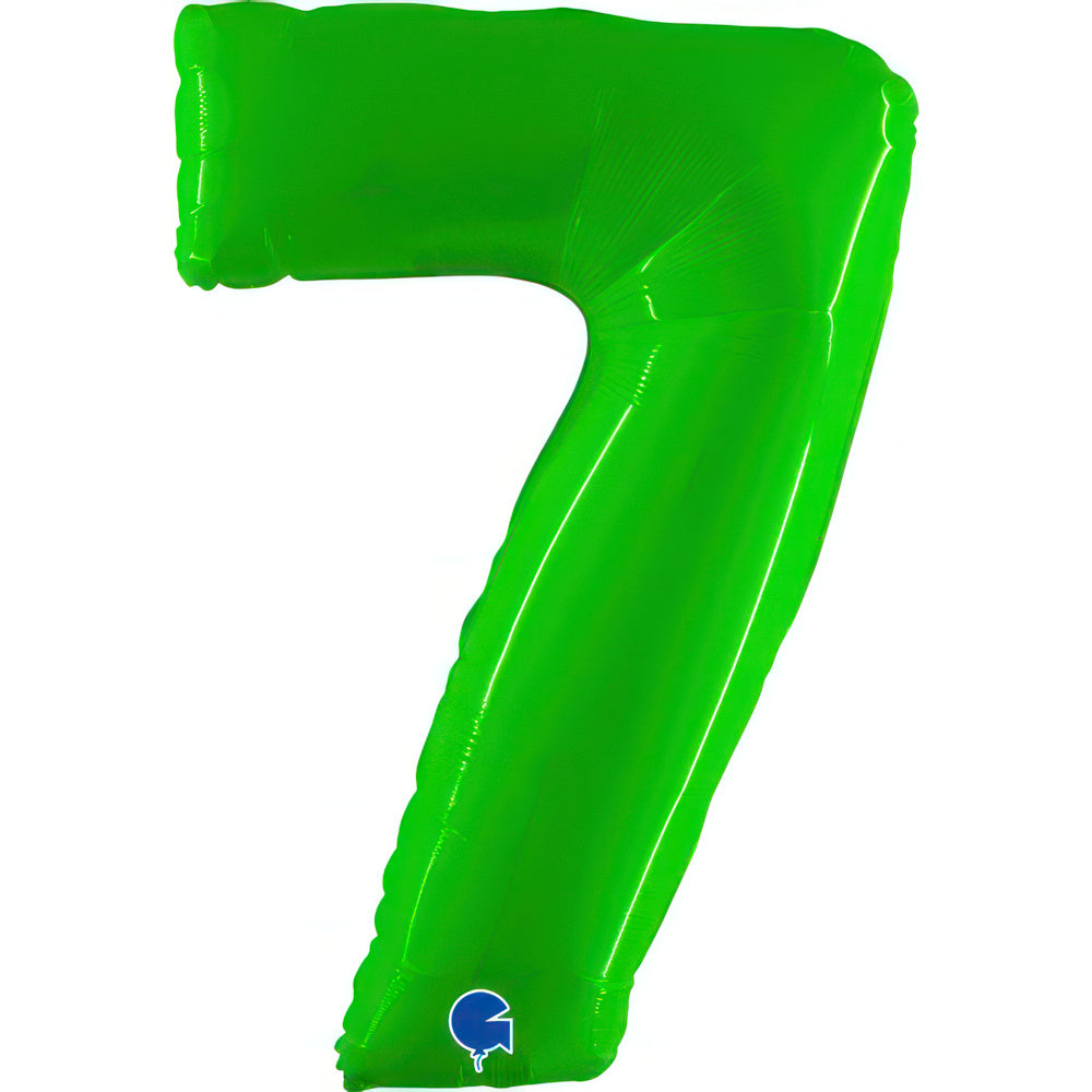 Large 40 inch helium balloon Grabo™ Brand -Hot Lime Fluorescent