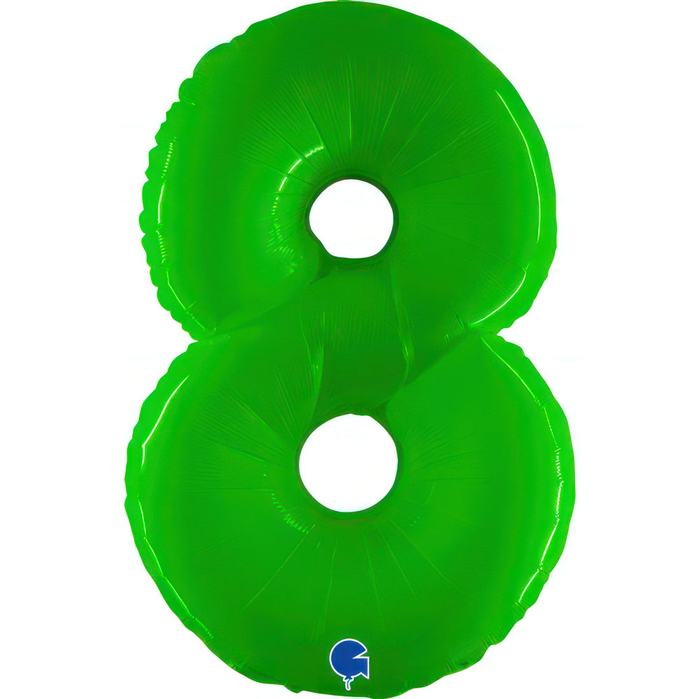 Large 40 inch helium balloon Grabo™ Brand -Hot Lime Fluorescent