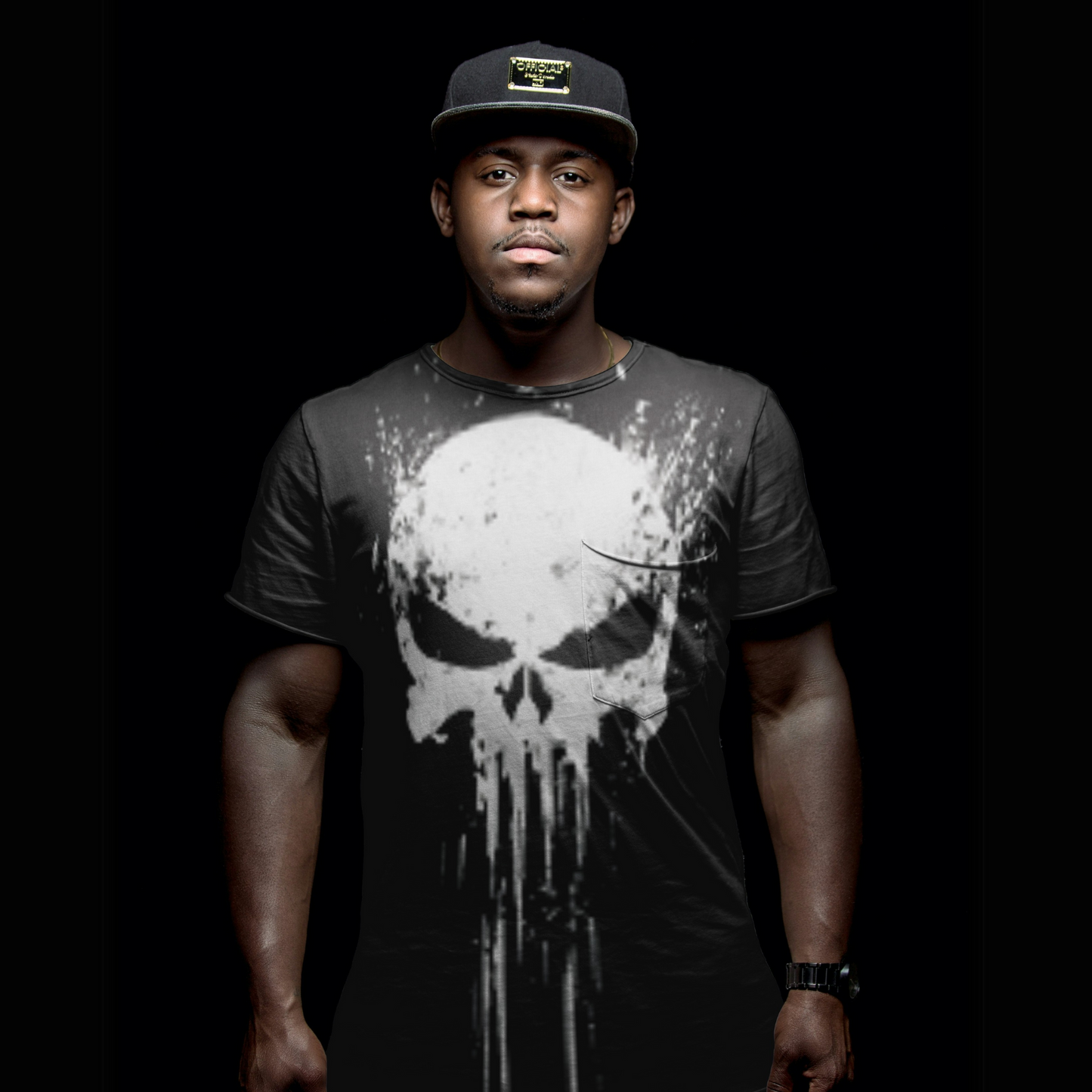 Skull T Shirt - Black