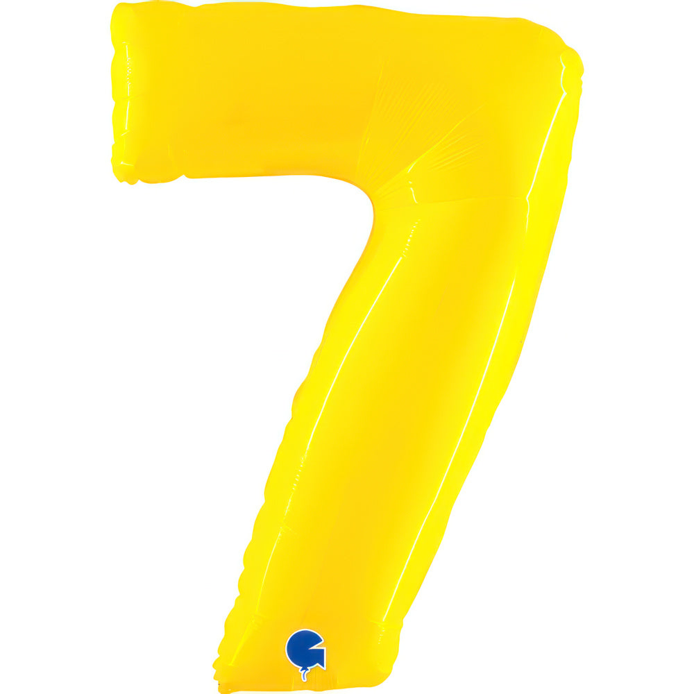 Large 40 inch helium balloon Grabo™ Brand - Yellow
