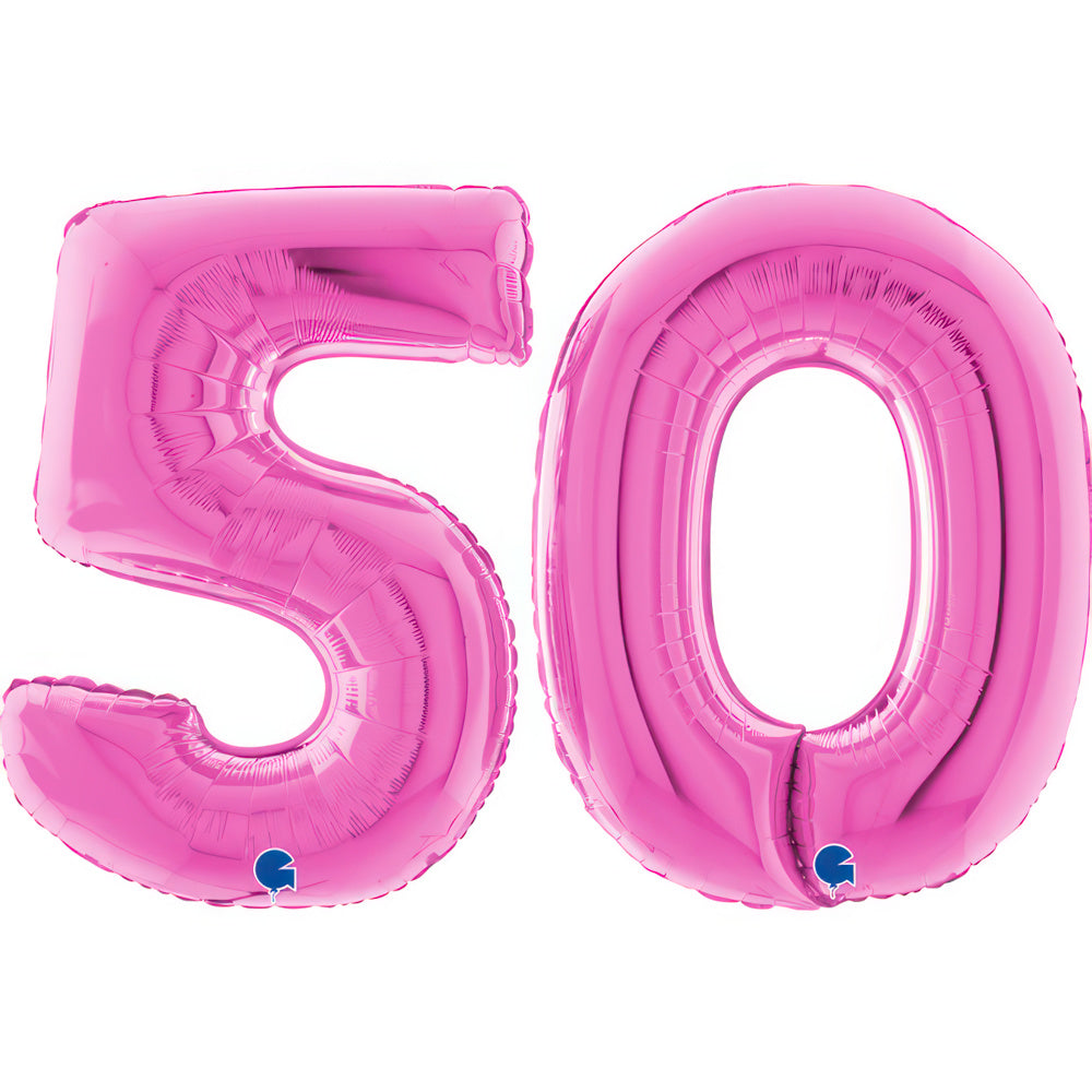 Large 40 inch helium balloon Grabo™ Brand - Fuxia