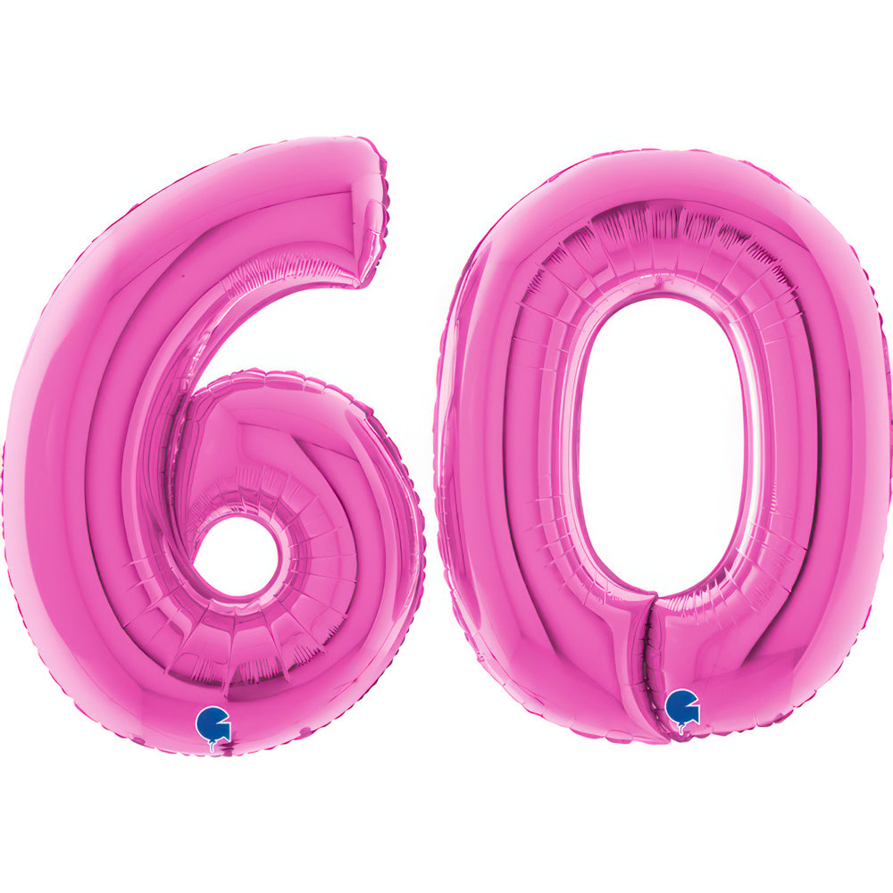 Large 40 inch helium balloon Grabo™ Brand - Fuxia
