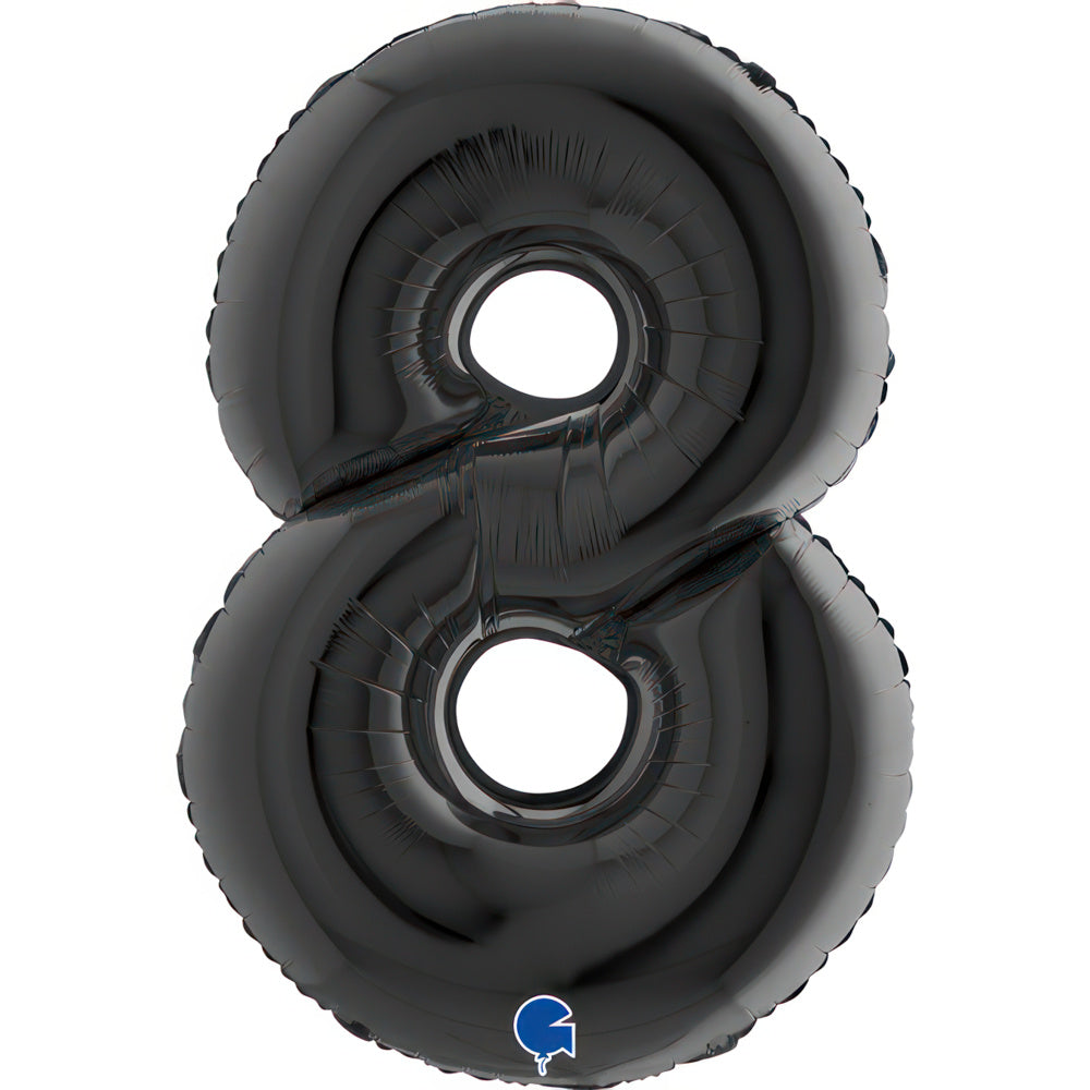 Large 40 inch helium balloon Grabo™  Brand  - Black