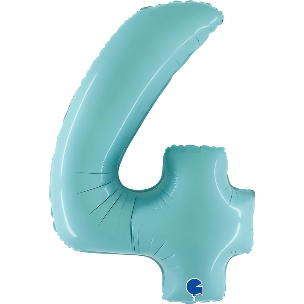 Large 40 inch helium balloon Grabo™  Brand  - Pastel Blue
