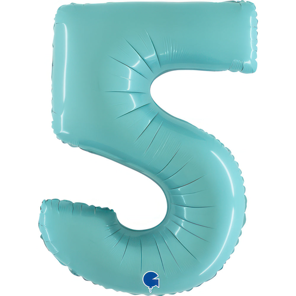Large 40 inch helium balloon Grabo™  Brand  - Pastel Blue
