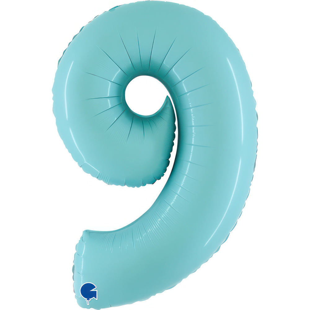 Large 40 inch helium balloon Grabo™  Brand  - Pastel Blue