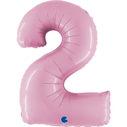 Large 40 inch helium balloon Grabo™  Brand  - Pastel Pink