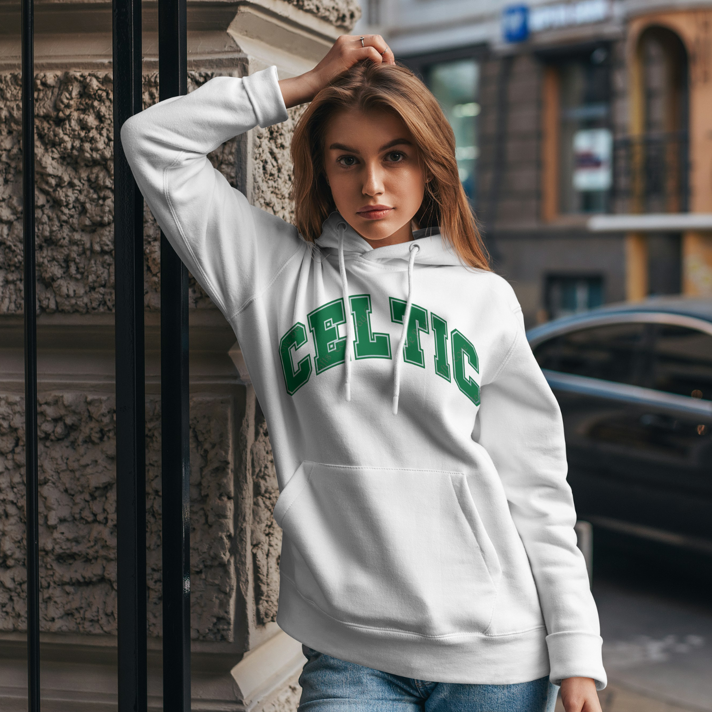 Celtic Hoodie White