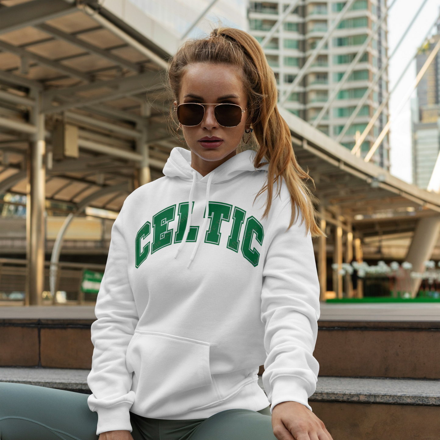 Celtic Hoodie White