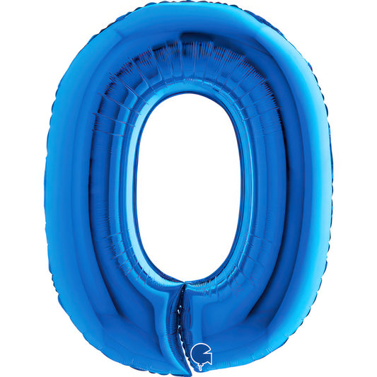 Large 40 inch helium balloon Grabo™  Brand  - Blue