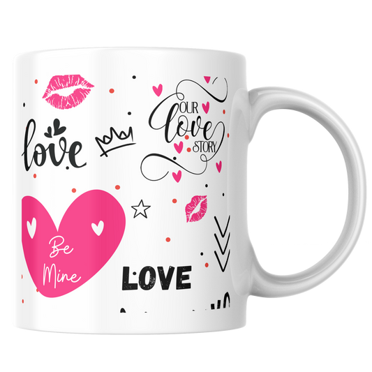 Valentines Mug 'Our Love Story' 11oz Ceramic Boxed